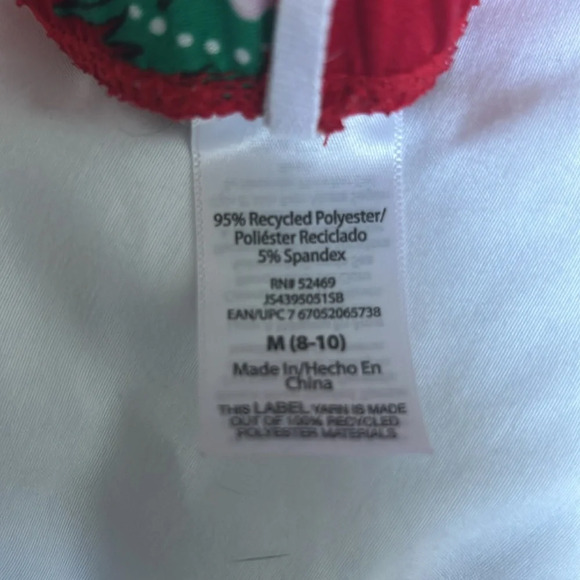 Joyspun Christmas Pajama Pants size medium red Christmas tree dog reindeer PJ’s - Picture 7 of 7